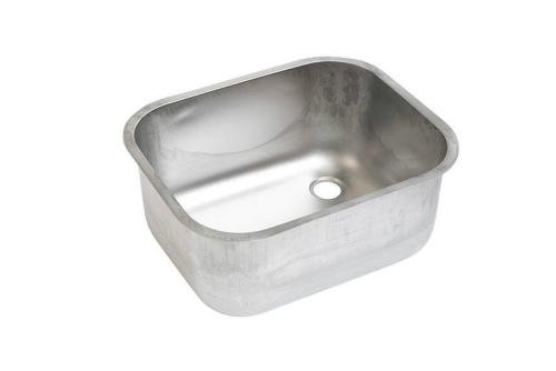 LPL-4220-000 | INLASSPOELBAK 500X400X250MM - AISI316 RECHTS - ZONDER OVERLOOP