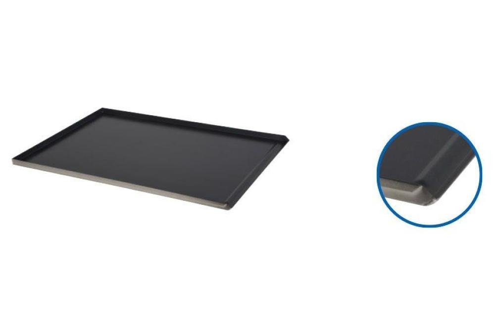 TBP-1130-000 | PLAQUE DE FOUR ALU 325X530X10MM TEFLON 3 BORDS 90° H. 10MM + 1 INCLINE 1,5MM