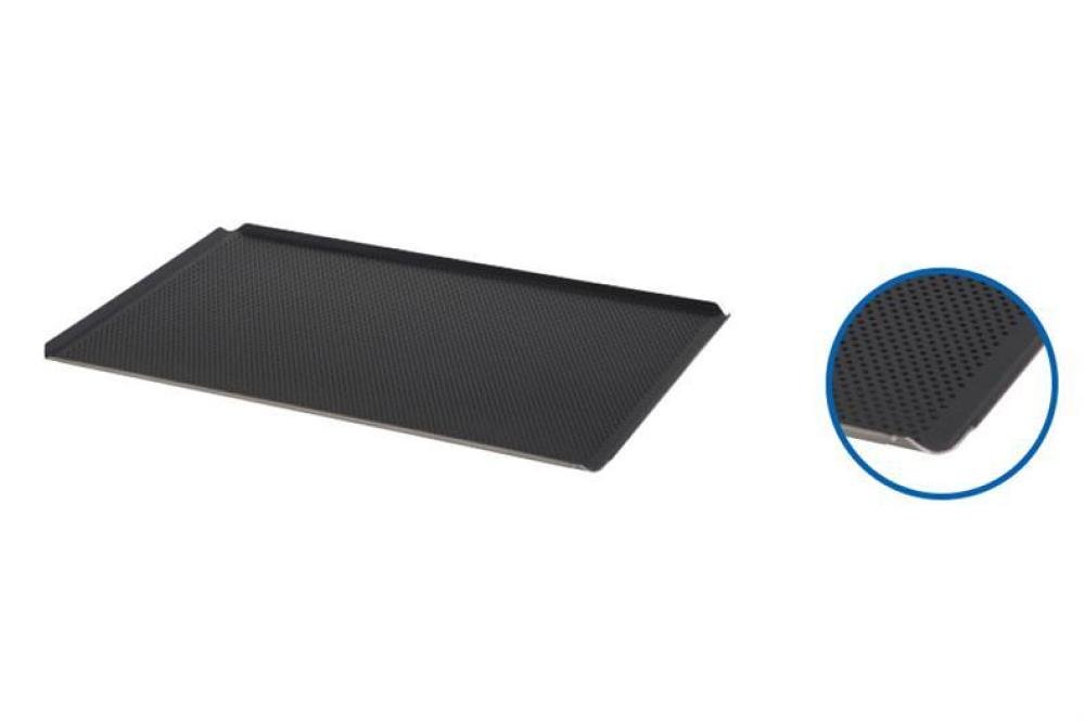 TBP-4601-000 | BAKPLAAT ALUMINIUM 40/60 GEPERFOREERD 4 OPEN HOEKEN 45°  1,5MM + TEFLON