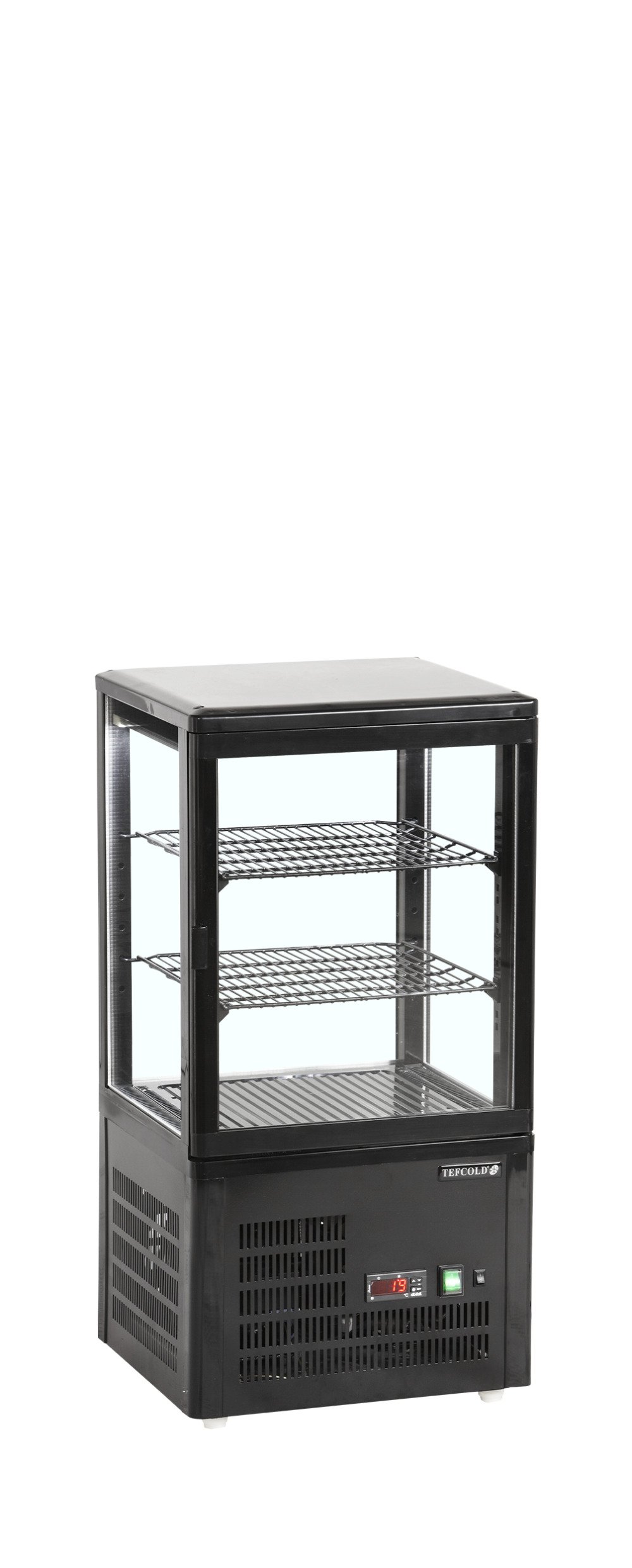 UPD60-BLACK Koelvitrine - countertop