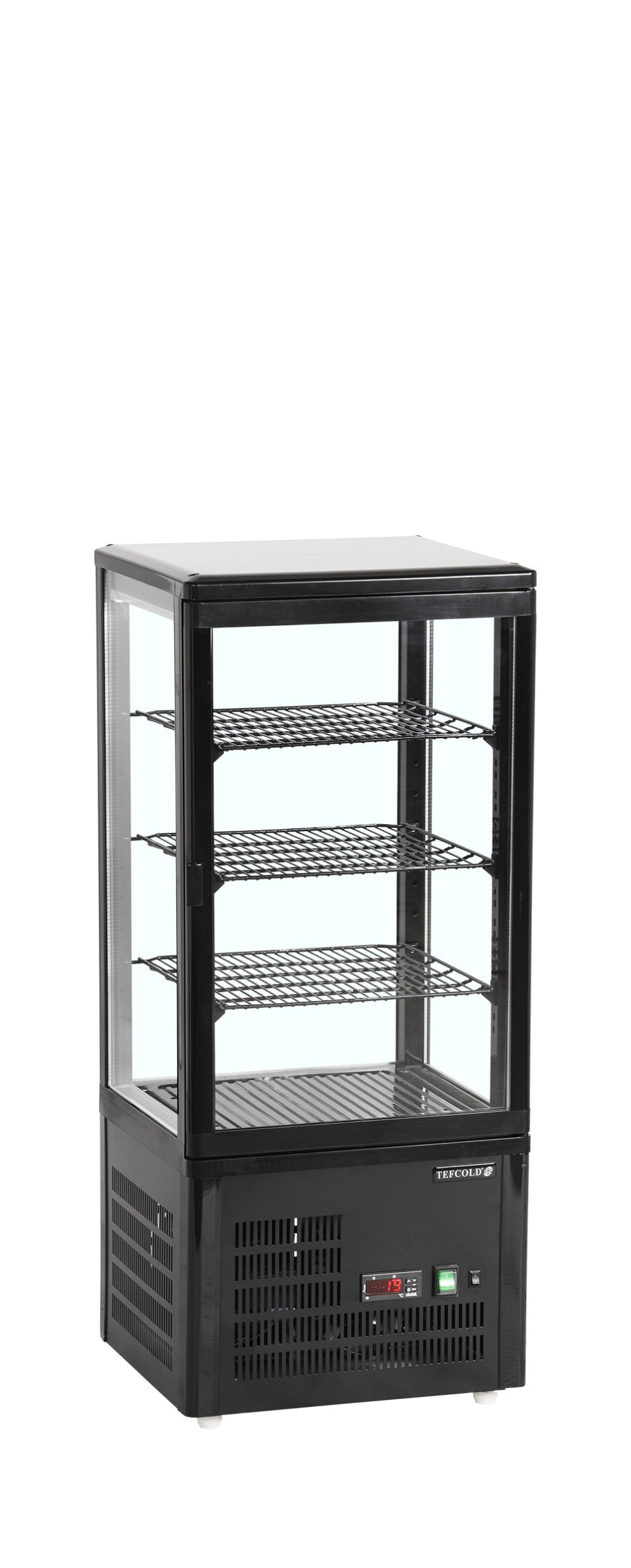 UPD80-BLACK Koelvitrine - countertop