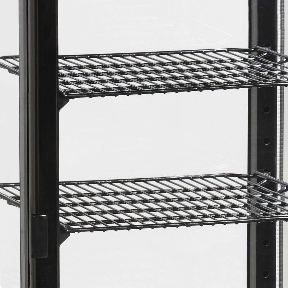 UPD80-BLACK Koelvitrine - countertop