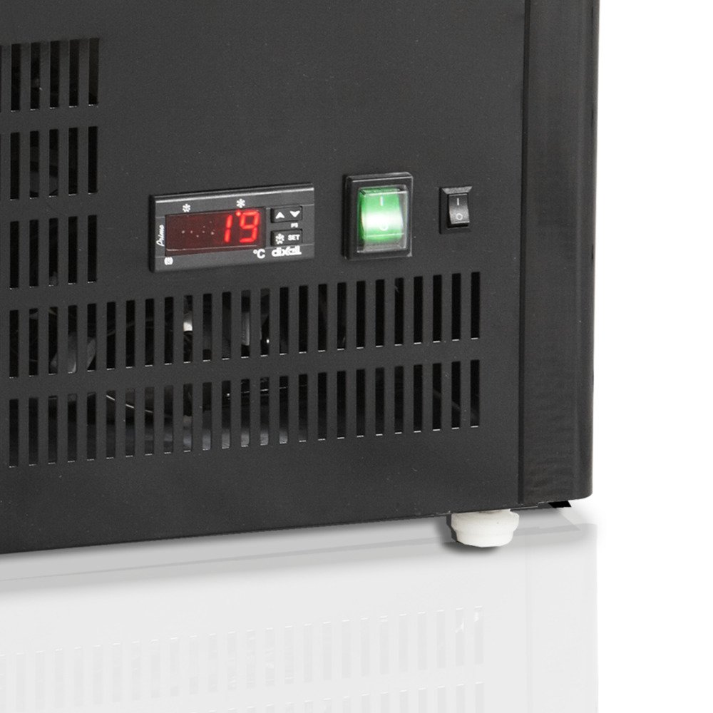 UPD80-BLACK Koelvitrine - countertop