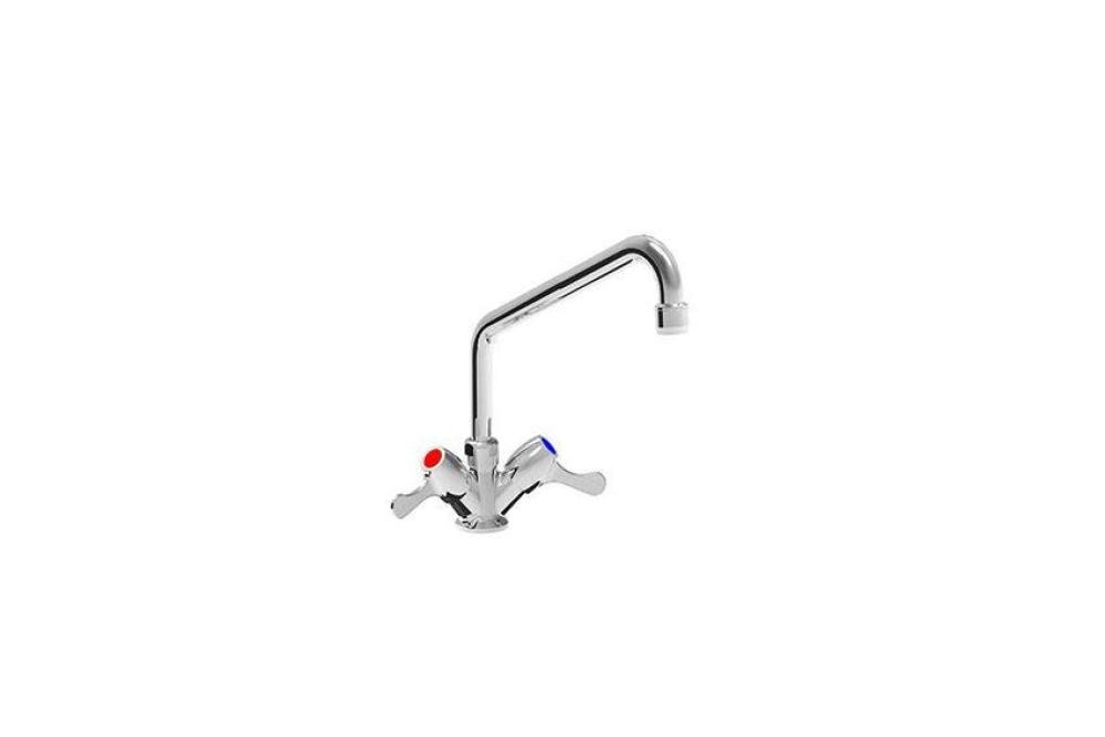 LKF-1412-000 | ROBINET MELANGEUR MONOTROU QUART DE TOUR - MONTAGE SR TABLE - 200MM