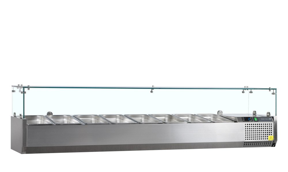 VK38-180 Opzetkoeling GN1/3 - Glas