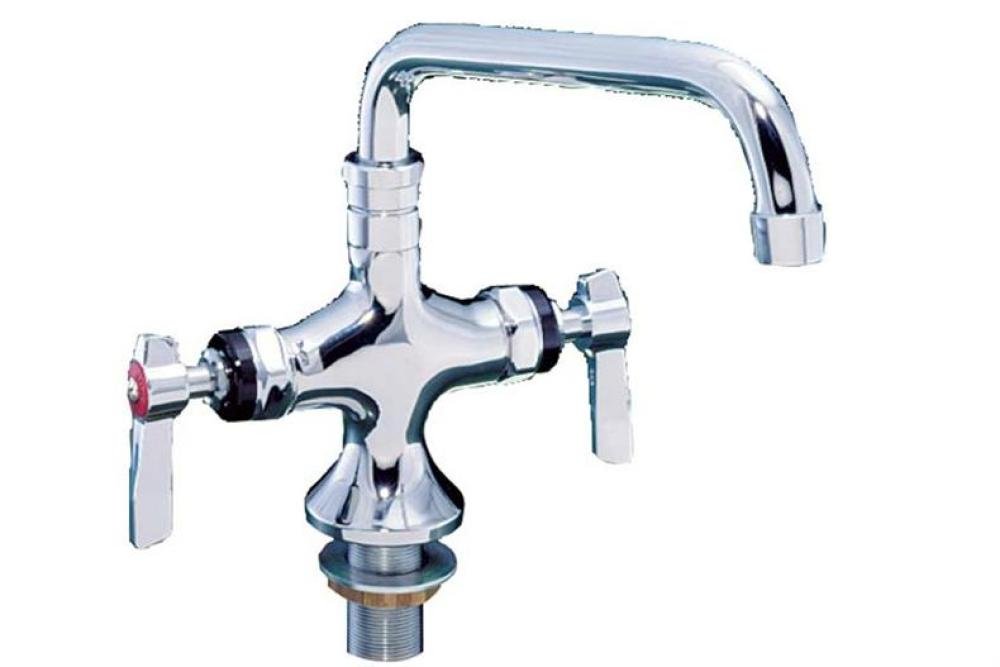 LKE-1413-000 | ROBINET-MELANGEUR POUR TABLE ENCORE COL DE CYGNE PIVOTANT - 250MM