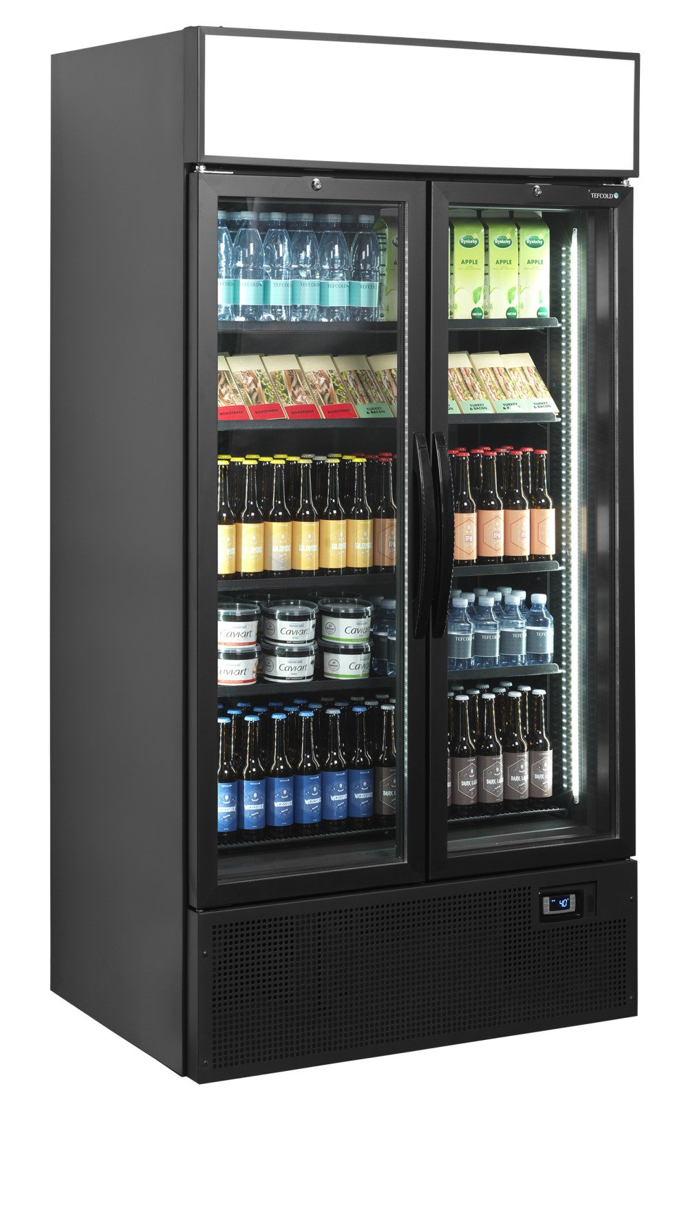 FSC1000H BLACK Vitrine réfrigérée noire