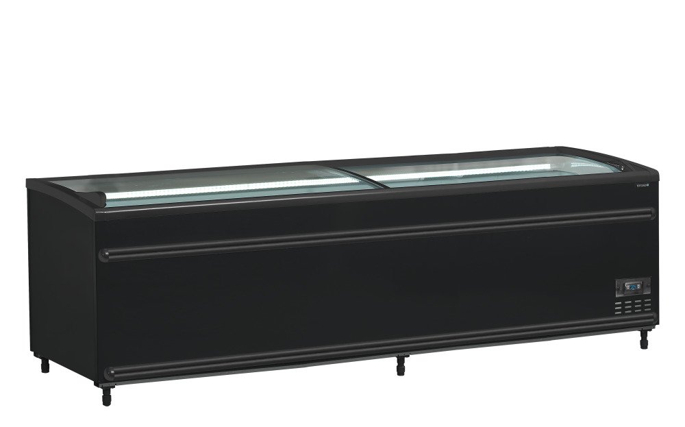 SFI250B-CF VS Zwarte supermarktkoeler/-vriezer