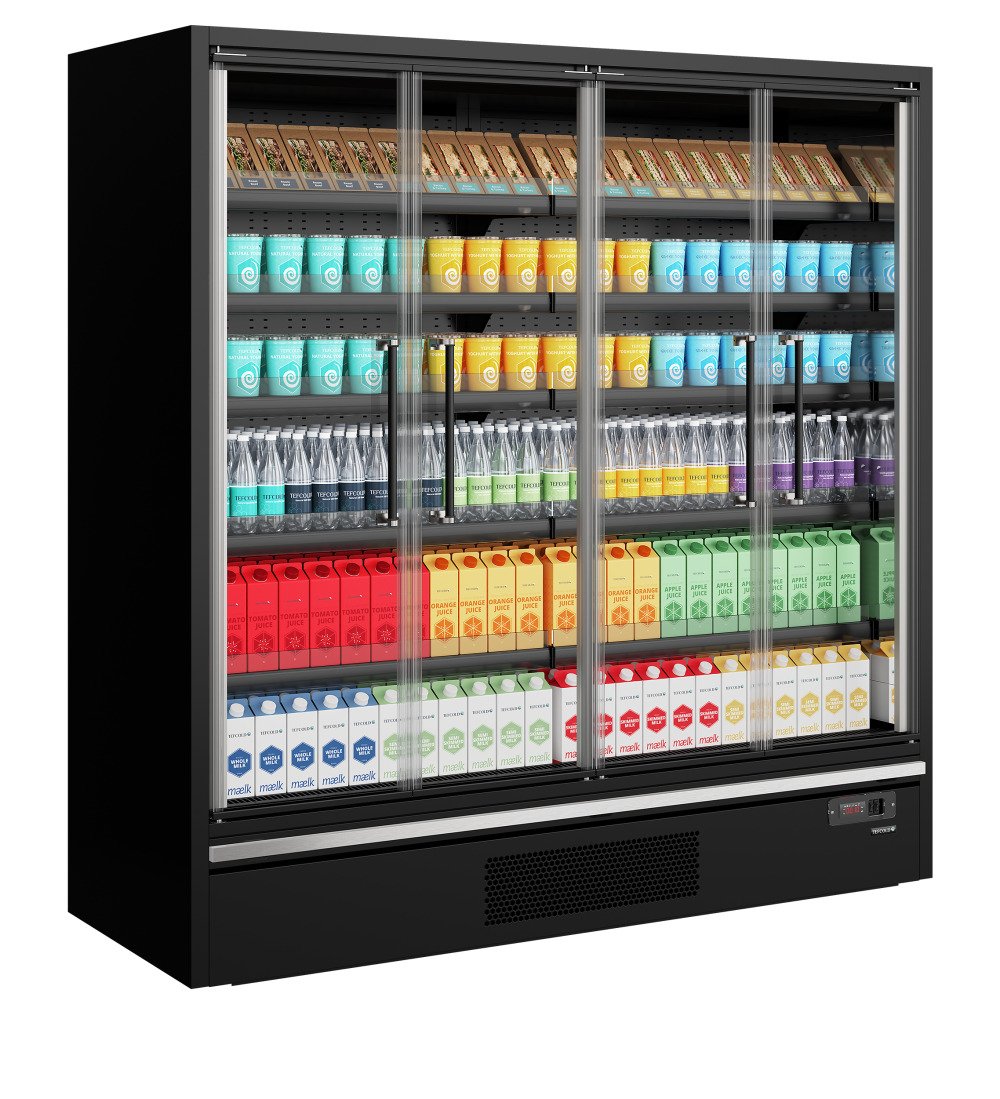Galaxy+ GP20FGD Black Multideckkoeler, supermarkt
