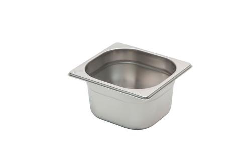 LGI-1610-000 | GN1/6 - 100MM RECIPIENT INOX PLEIN - PREMIUM LINE
