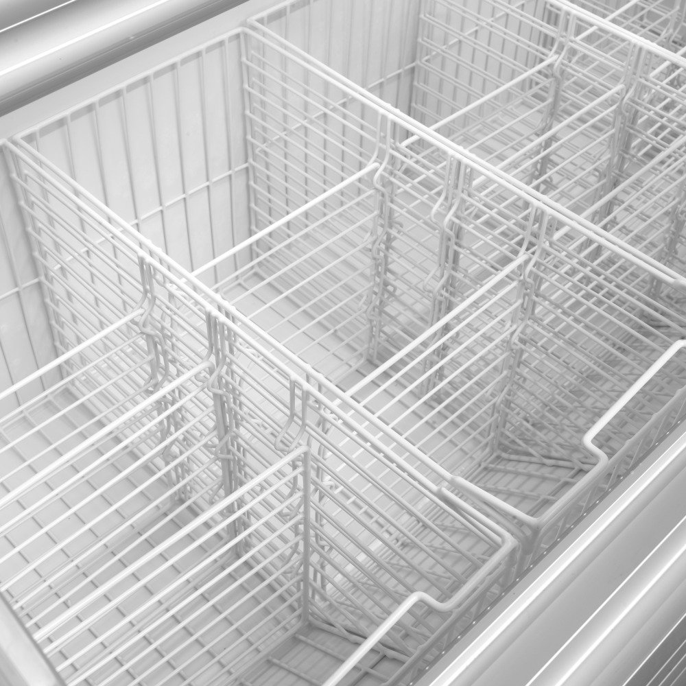 TD500 Vitrine crème glace 2 niveaux self service