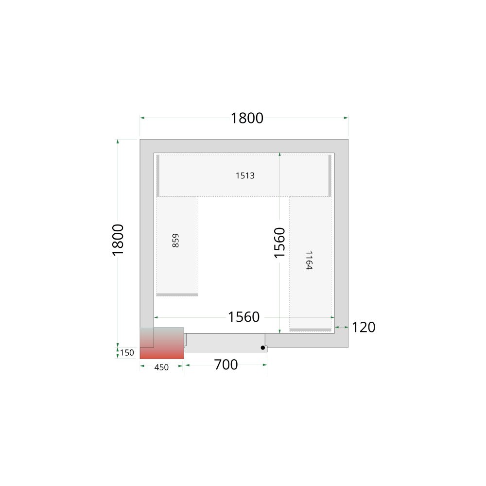 Shelf Rack System Kit CRNF1818