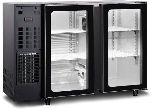 TBC2G 145B  Barkast met glas deuren (FGB251/145V)