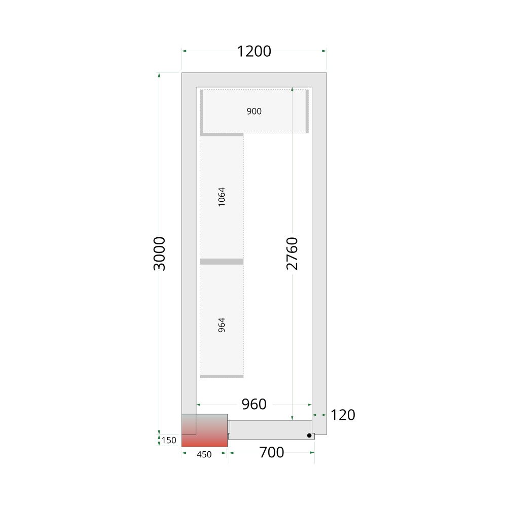 Shelf Rack System Kit CRNF1230