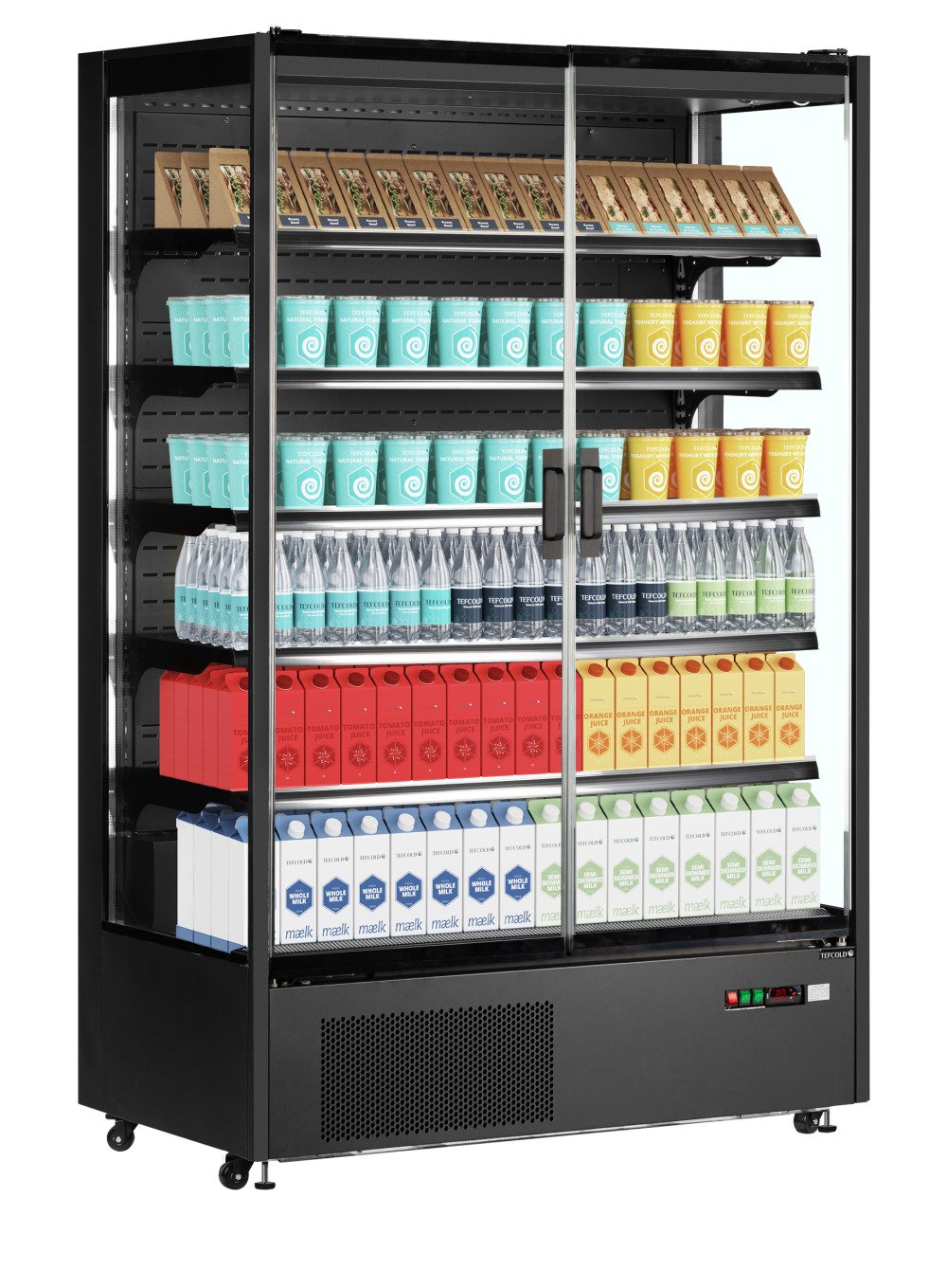 PC1250B Vitrine réfrigérée pour supermarché
