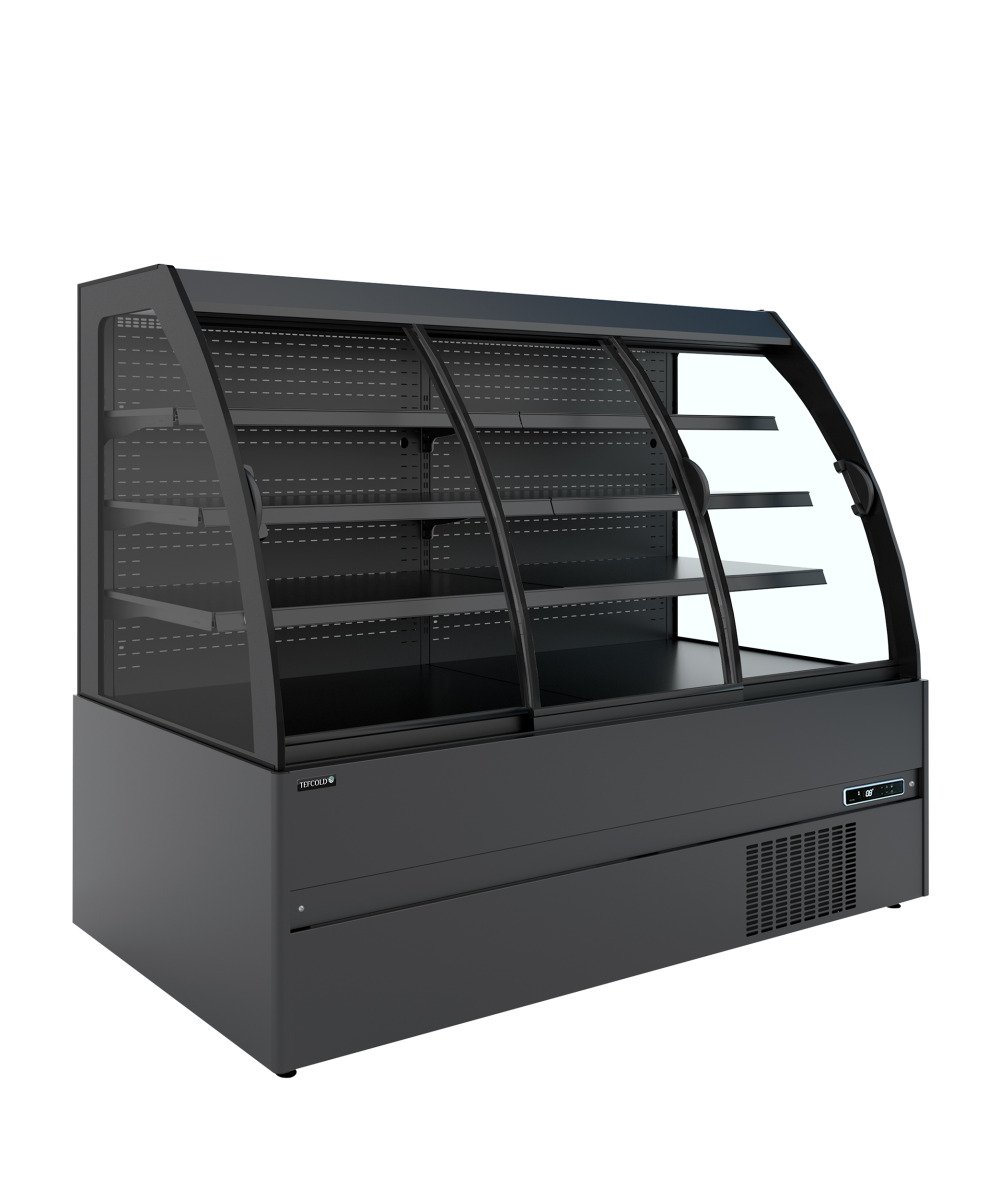 MC+B200S Low LED Lage wandkoeler met schuifdeuren