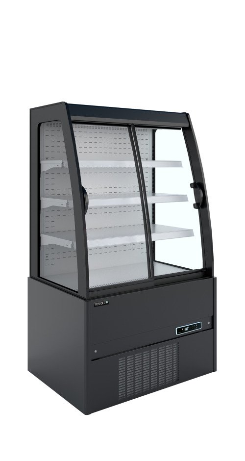 MCWB90S Low LED Réfrigérateur mural bas avec portes coulissantes