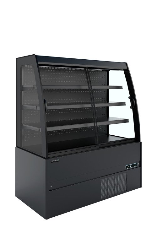 MCB150S Low LED Lage wandkoeler met schuifdeuren
