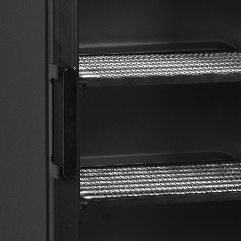 UFSC371GCP Black Vrieskast glasdeur