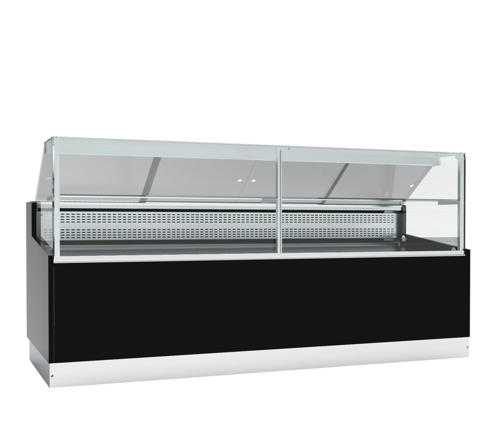 BRABANT 250B (STUA25/BLACK) Statische zwarte koeltoonbank