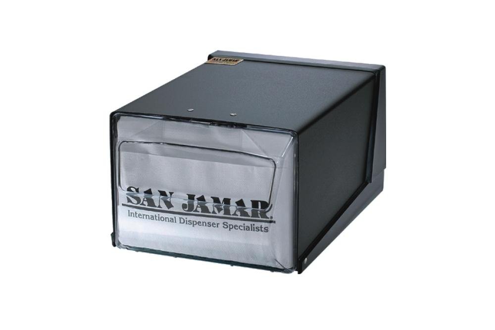 SDP-4002-000 | SERVETDISP. BUFFET - VOLLEDIGE VOUW ZWART + TRANSPARANT FRONT