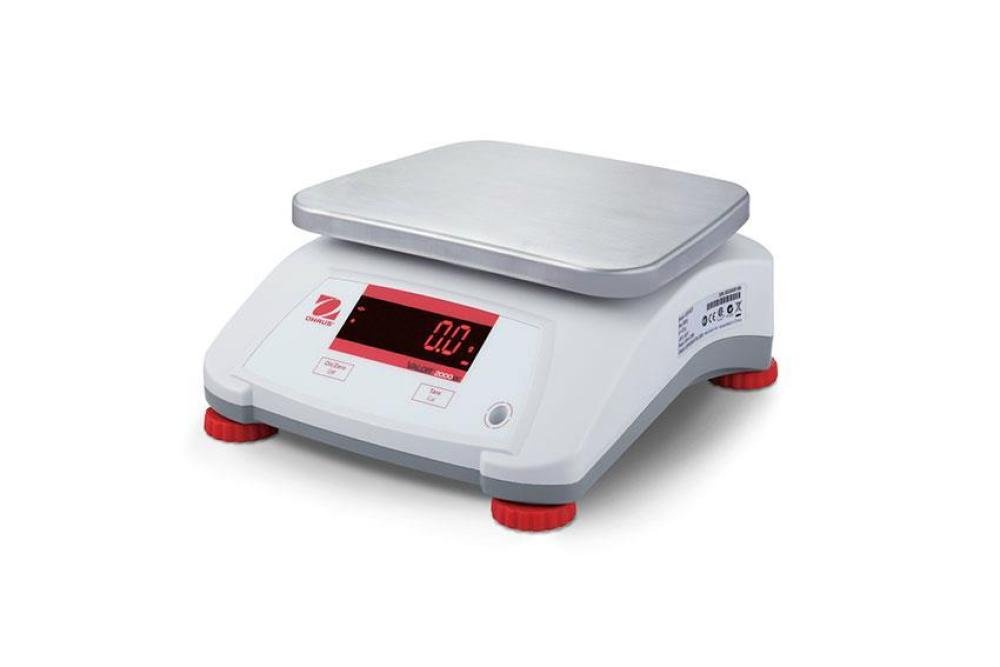 LBL-2003-000 | VALOR 2000 WEEGSCHAAL - MAX 3KG +/- 0,5G ABS UITVOERING, RVS PLATEAU 242X190MM