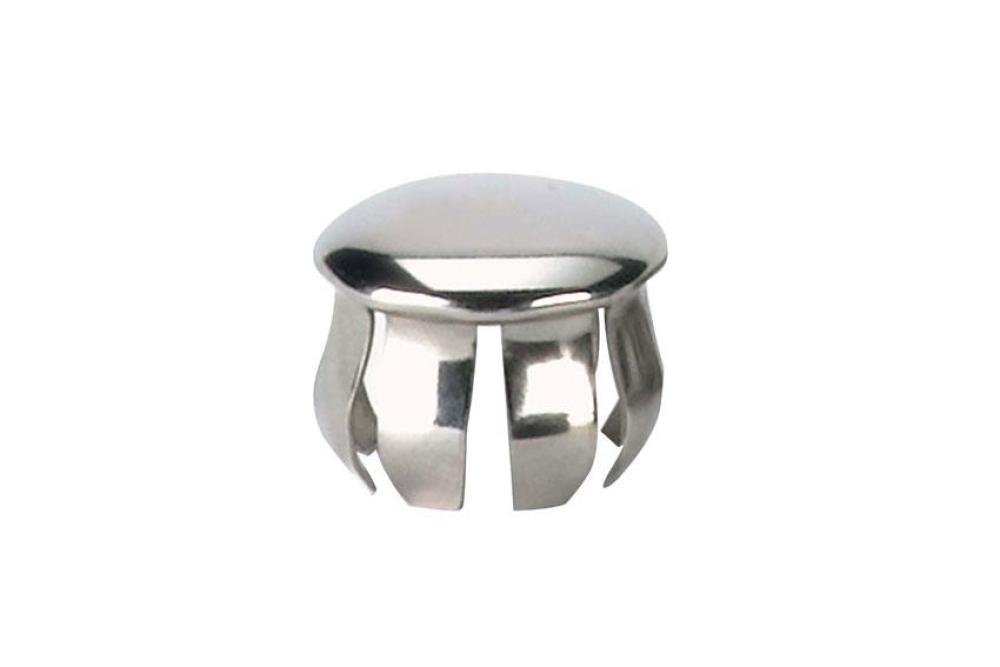 TSP-1025-000 | RONDE INBUISDOP VOOR Ø25MM VERNIKKELD