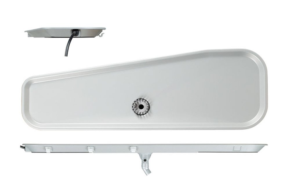 CONDENSATIE OPVANGSCHOTEL - VERWARMD 760X255X27MM - PANCAKE 3 NEO