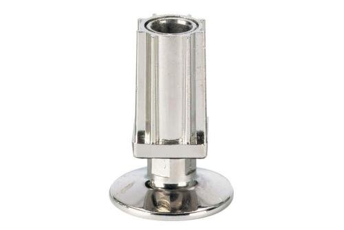 RVV-4230-000 | INBUISVOET 30X30MM - ZAMAC VERNIKKELD FLENS