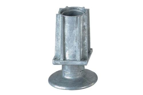 RVV-3235-000 | INBUISVOET 35X35MM - ZAMAC NATUREL FLENS