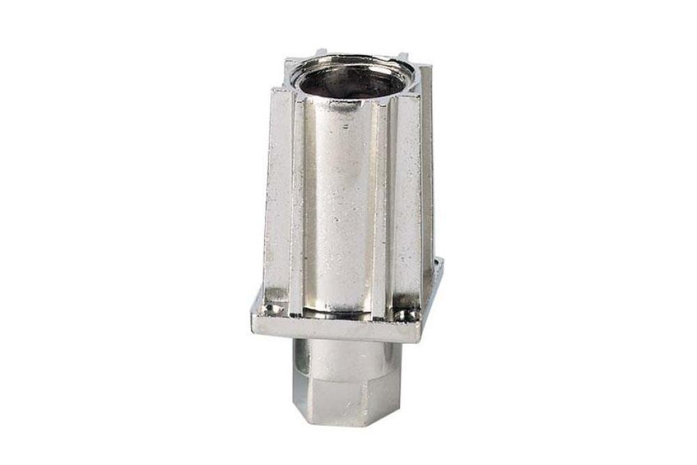 RVV-4035-000 | INBUISVOET 35X35MM - ZAMAC VERNIKKELD
