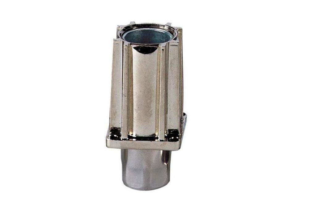 RVV-4135-000 | INBUISVOET 35X35MM - ZAMAC VERNIKKELD + RVS DRAAISTUK