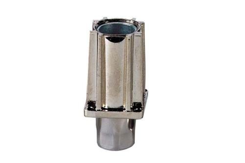 RVV-4135-000 | INBUISVOET 35X35MM - ZAMAC VERNIKKELD + RVS DRAAISTUK