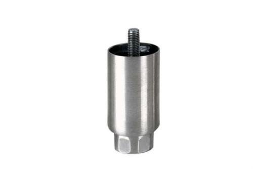 LSP-3921-000 | RVS STELPOOT TOPLINE - 100MMH - M12x19 BUIS Ø50MM