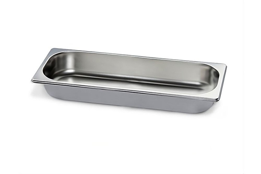 GN2/4 - 60MM RECIPIENT INOX PLEIN - V-LINE
