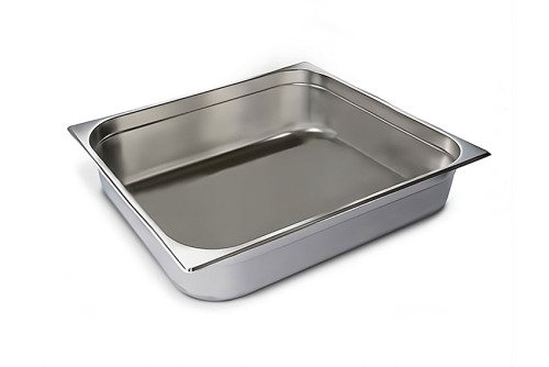 GN2/1 - 100MM RECIPIENT INOX PLEIN - V-LINE