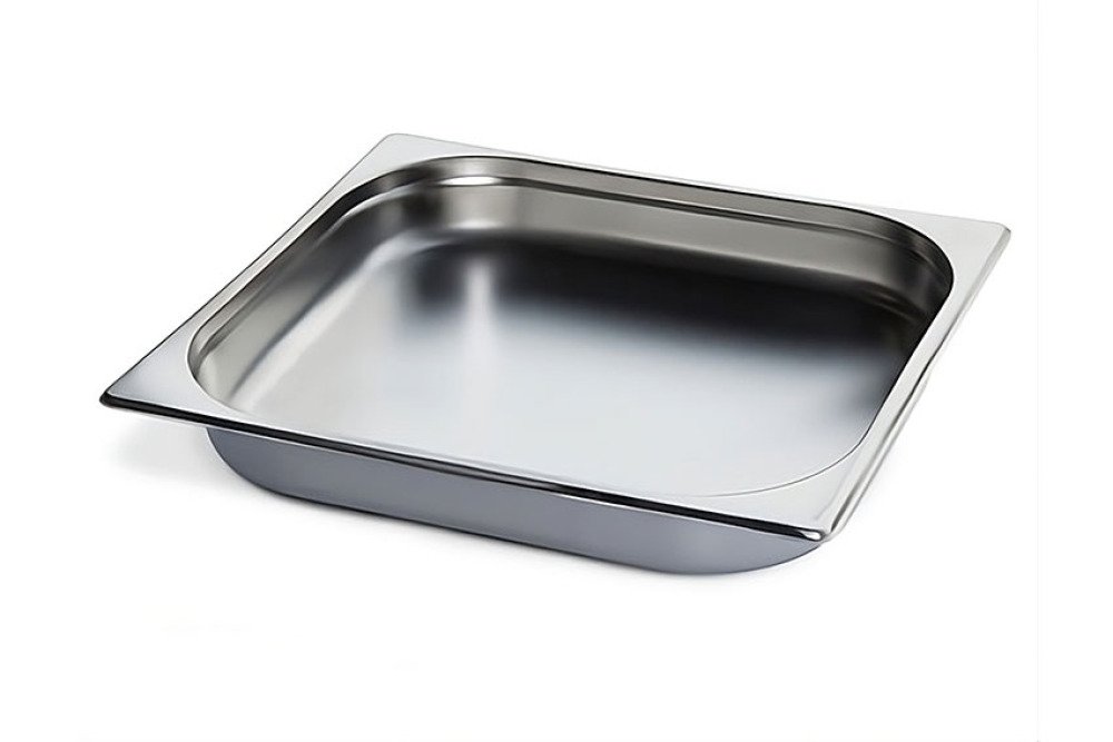 GN2/3 - 40MM RECIPIENT INOX PLEIN - V-LINE
