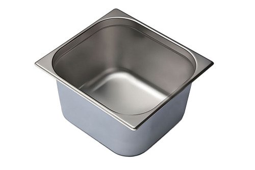 GN2/3 - 200MM RECIPIENT INOX PLEIN - V-LINE