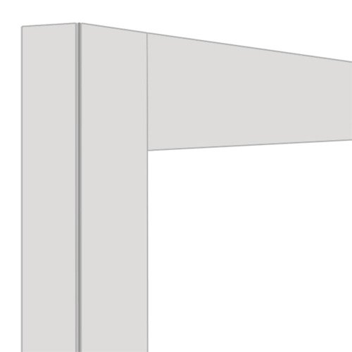 Deco vitrine 530Lt. wit mat