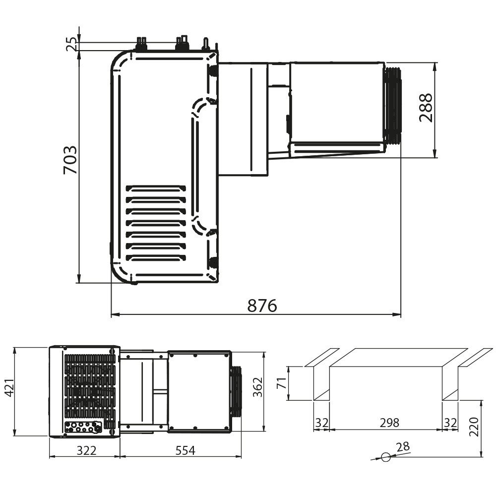 AP50M-1A-R2 | Groupe frigorifique "à chevauchement" T° -5°+5°