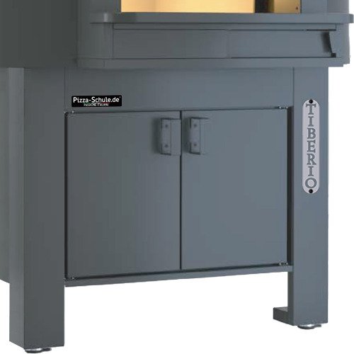 TIB/BASP6 | Fermeture base avec portes pour four 6 pizza