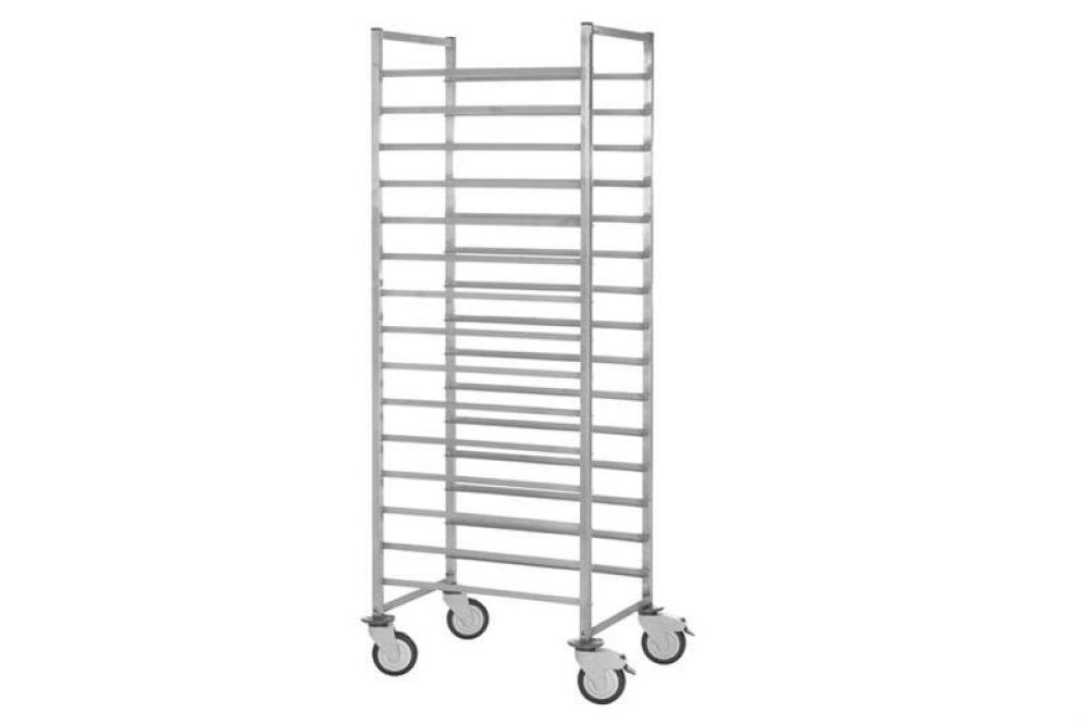 CRT-1350-000 | RVS REGAALWAGEN BAKERY - 600X400MM 15 NIVEAUS - TYPE T - IN: 400MM