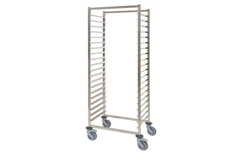 CRT-1321-000 | CHARIOT INOX BAKERY 600X400MM 20 NIVEAUX - TYPE T - ENTR: 600MM