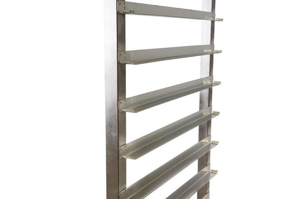 CRT-1321-000 | CHARIOT INOX BAKERY 600X400MM 20 NIVEAUX - TYPE T - ENTR: 600MM