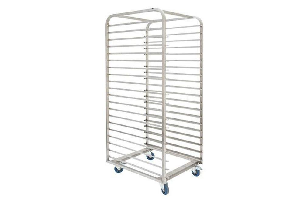 CRT-2620-000 | RVS REGAALWAGEN BAKERY - 800X600MM 20 NIVEAUS - TYPE H - IN: 600MM