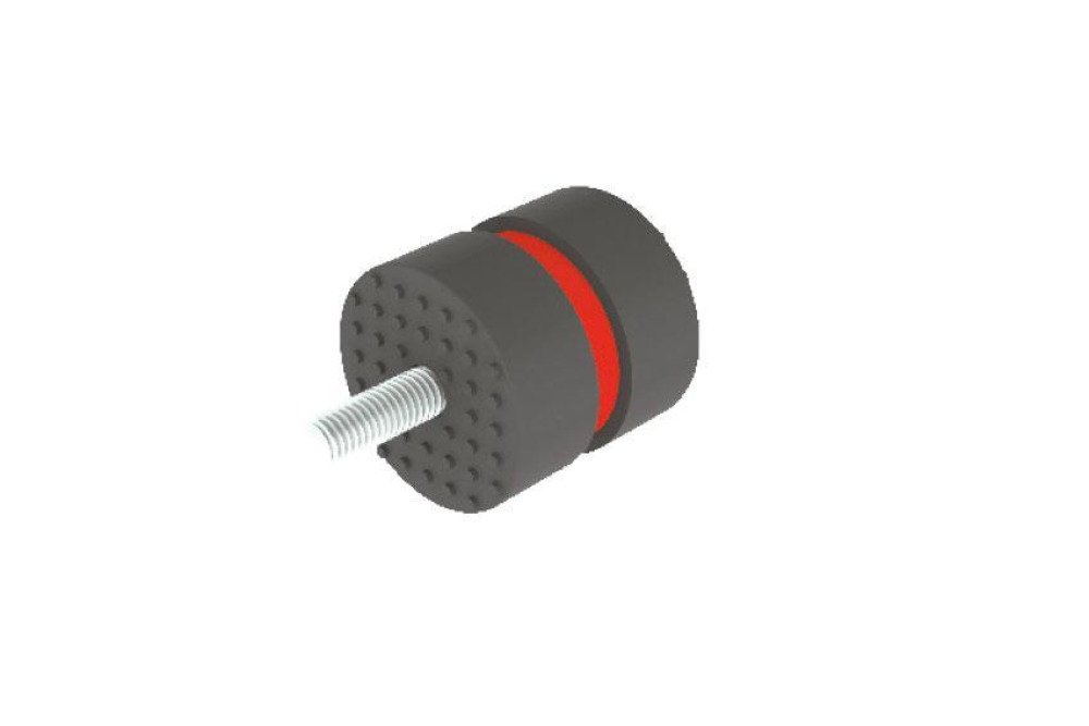 LAV-1123-000 | BLOC D'AMORTISSEMENT - 100 A 350KG 4PCE/PCK - 4X ROUGE