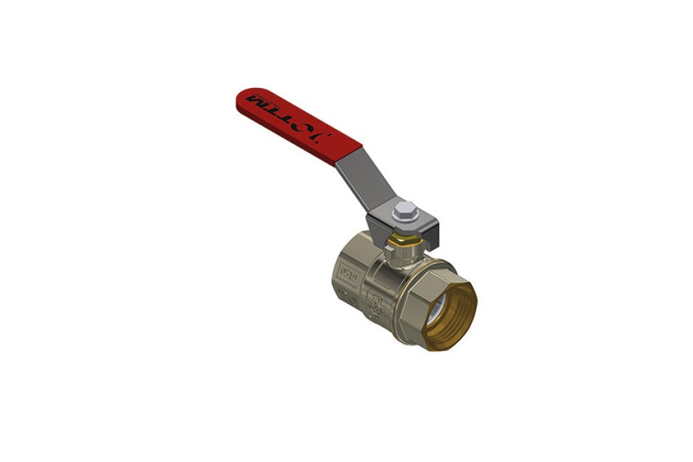 ROBINET A BILLE - 1' F-F - MANETTE BLEU