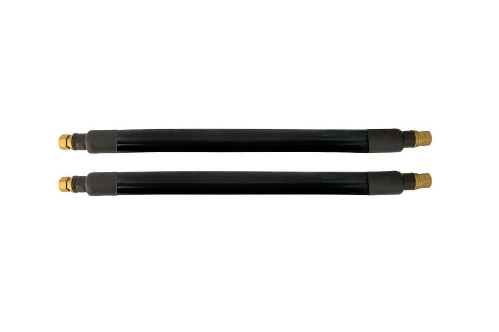 SET GE?SOLEERDE RVS LEIDINGEN 1500MM - DN32 INCL FITTINGEN 1 1/4'