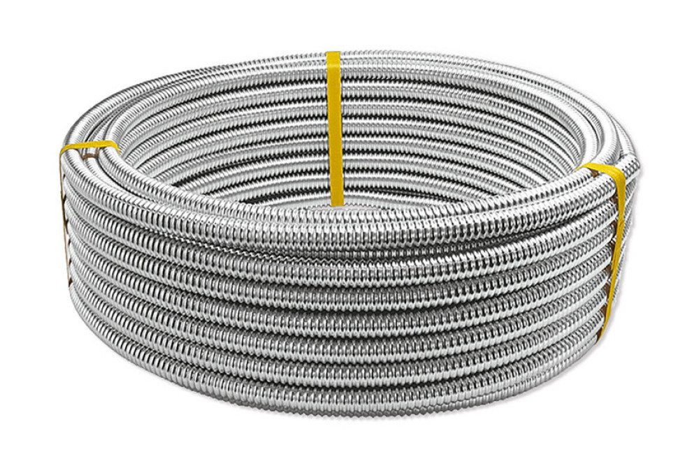 FLEXIBELE RVS LEIDING DN25 AISI304 - 50MTR/ROL