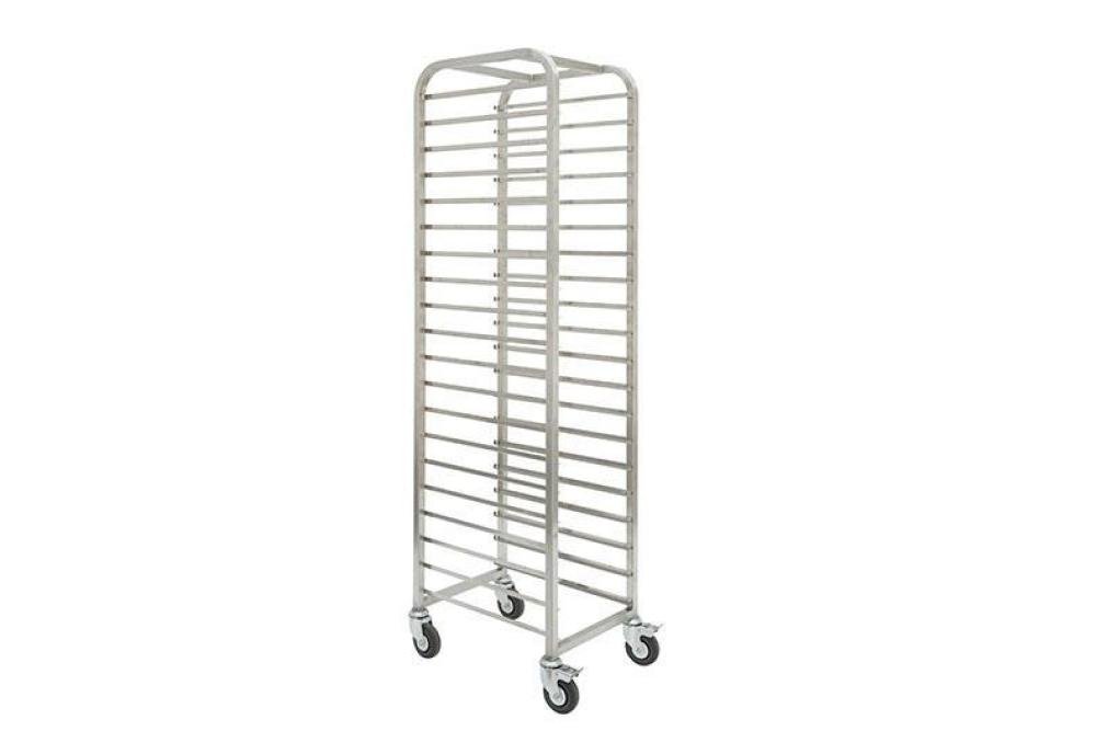 CRT-2120-000 | CHARIOT INOX GASTRO 530X325MM 20 NIVEAUS - TYPE H - ENTR: 325MM